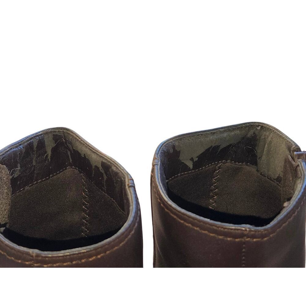 Bloomingdale's Women's Size 7M Brown Ankle Bootie Heel - Picture 10 of 11